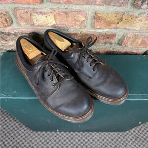 Vintage Dr. Marten Oxford Crazy Horse Lace Up Leather Shoe Brown